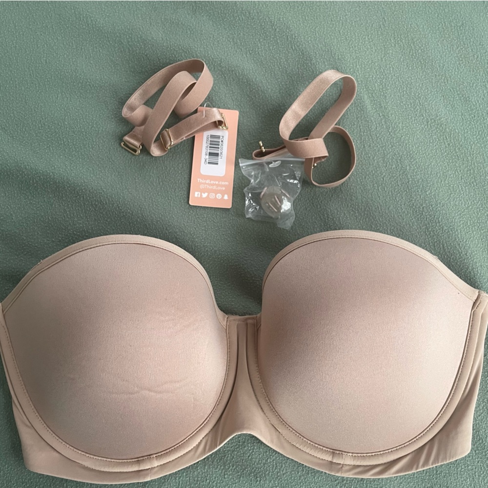 Third Love 24/7 classic strapless bra with removable straps